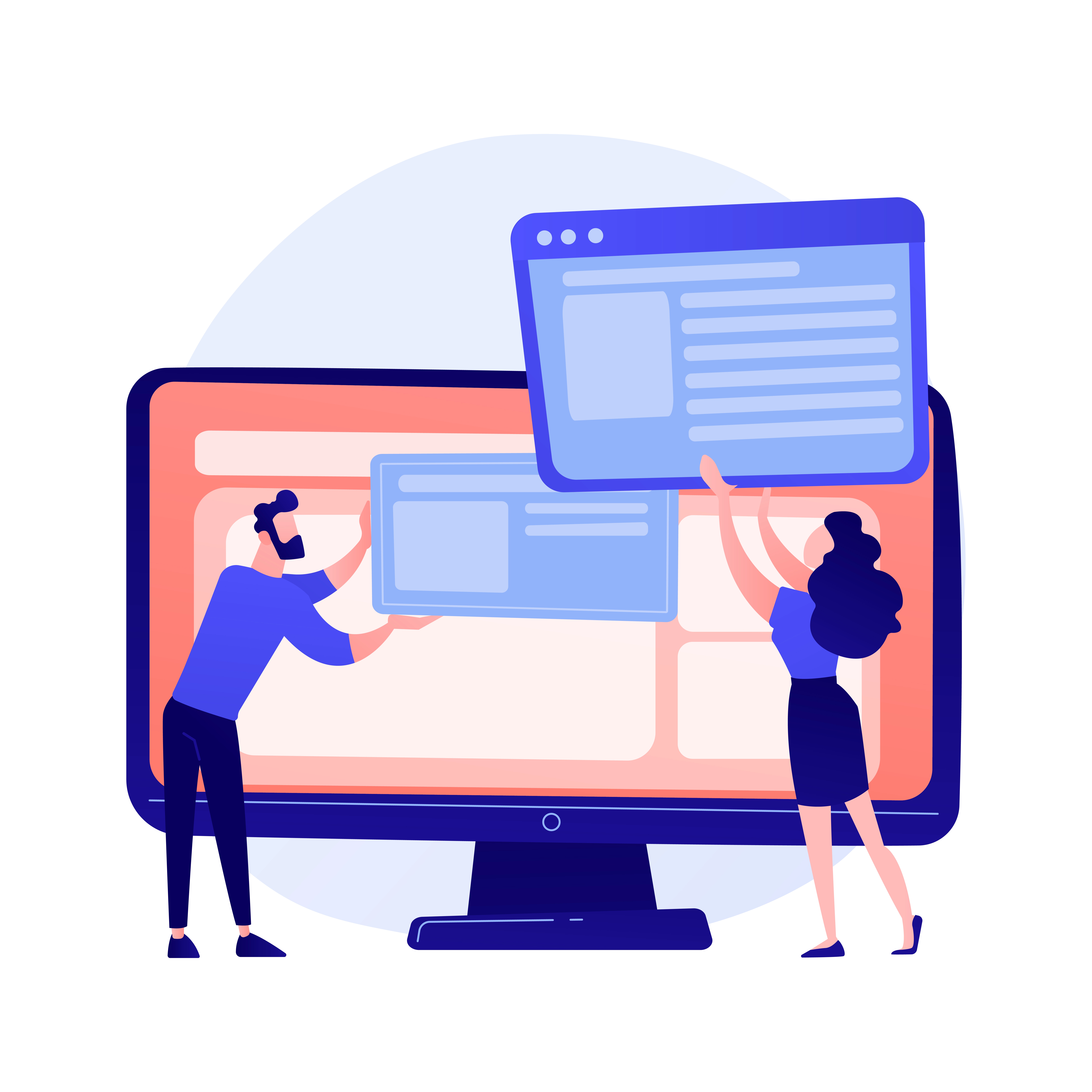 Weboldal költségek illusztráció