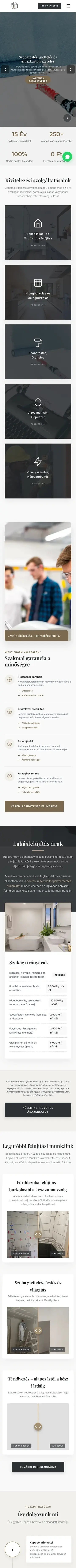 Otthona felújítása mobil nézet