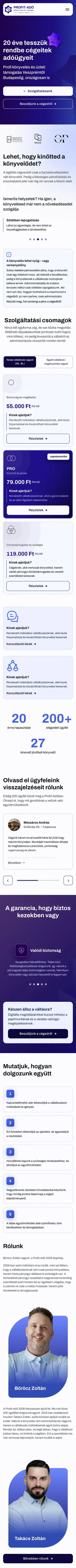 Profit-Adó mobil nézet